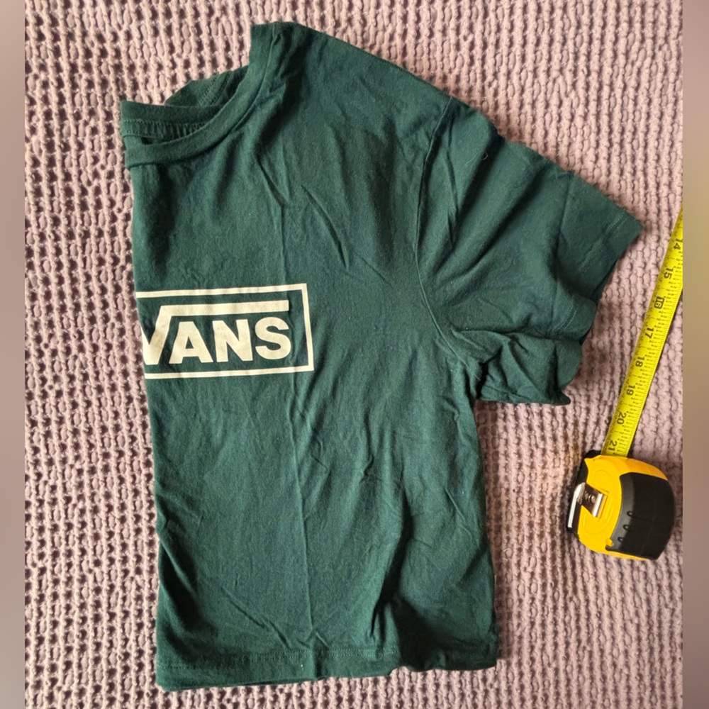 Vans Green Oversized Cropped Shirt